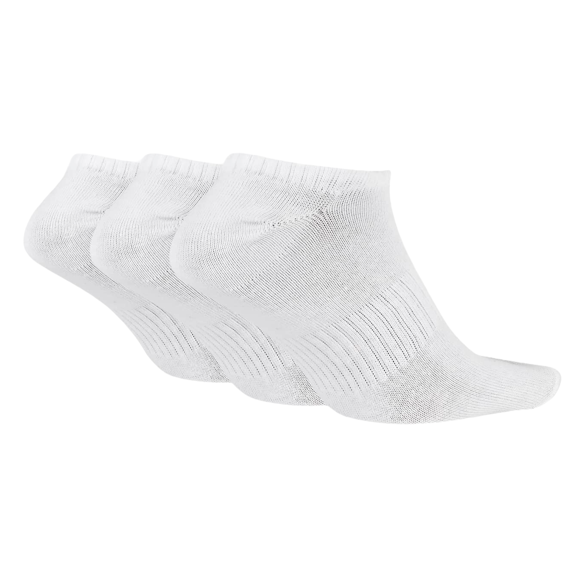 Nike SB Everyday Lightweight No Show Socks (3 Pack) White - Orchard
