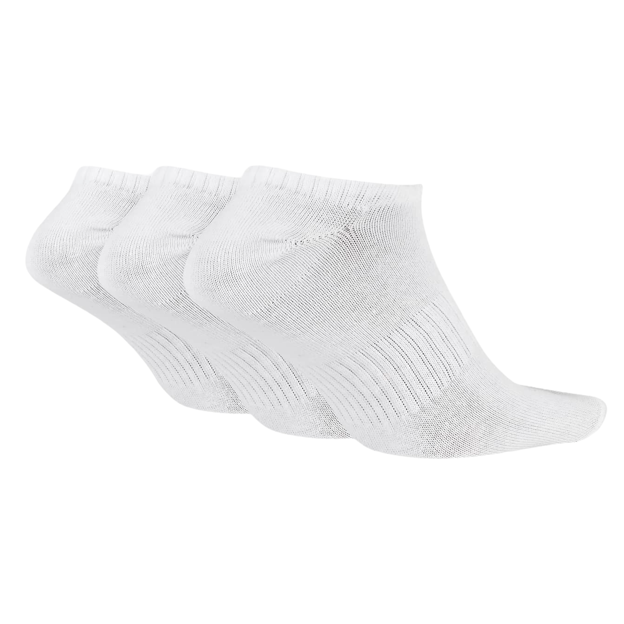 Nike SB Everyday Lightweight No Show Socks 3 Pack White
