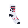Classic Grip Finance Socks White/Navy/Red