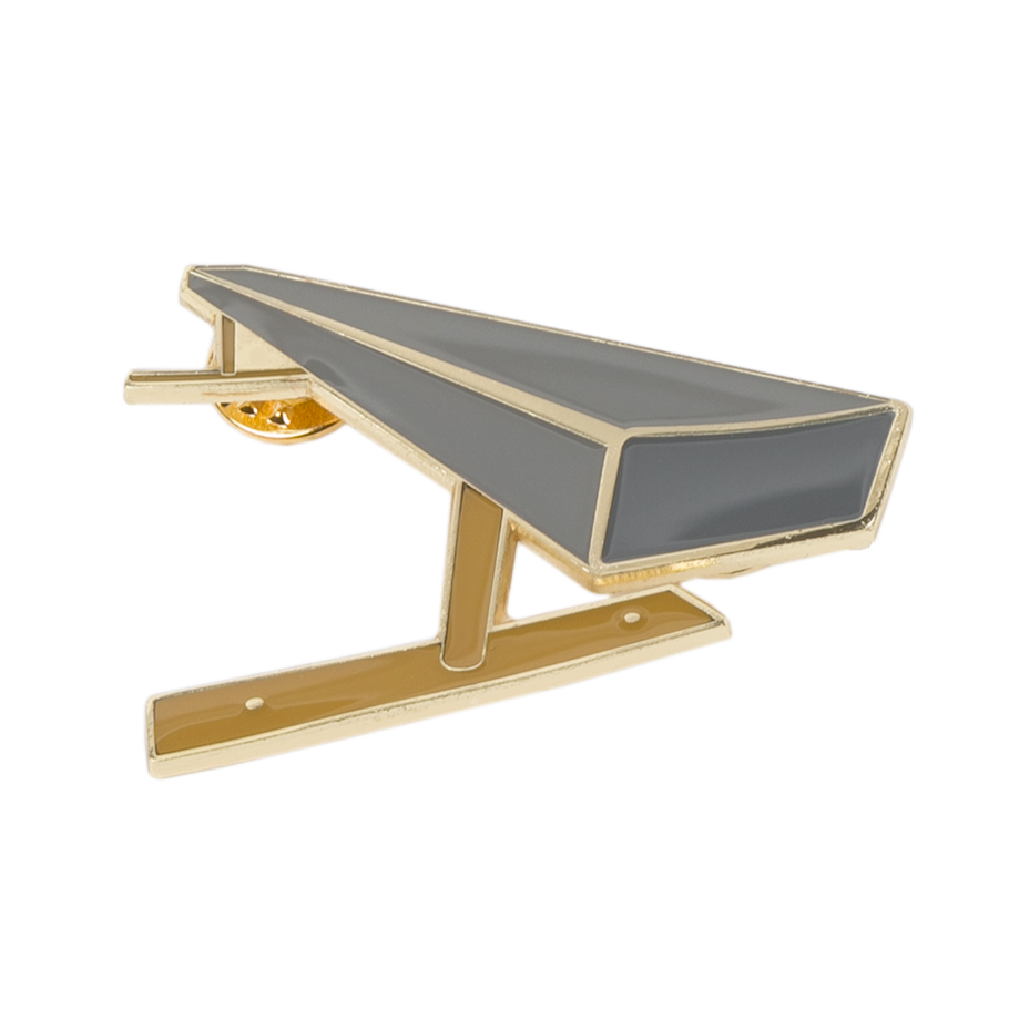 Classic Grip Flatbar Lapel Pin - Orchard Skateshop