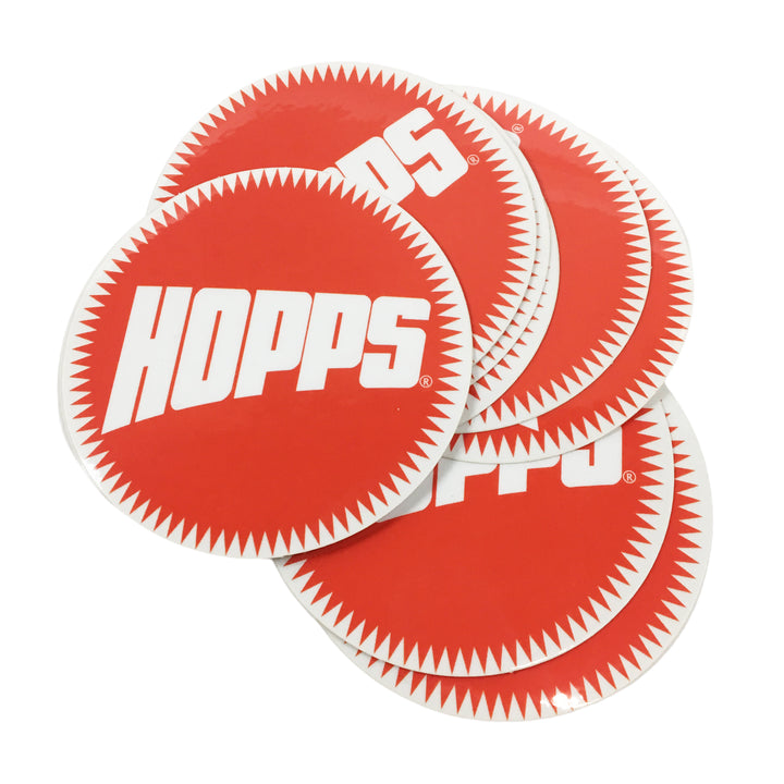 Hopps Sun Logo Stickers (10 Pack)