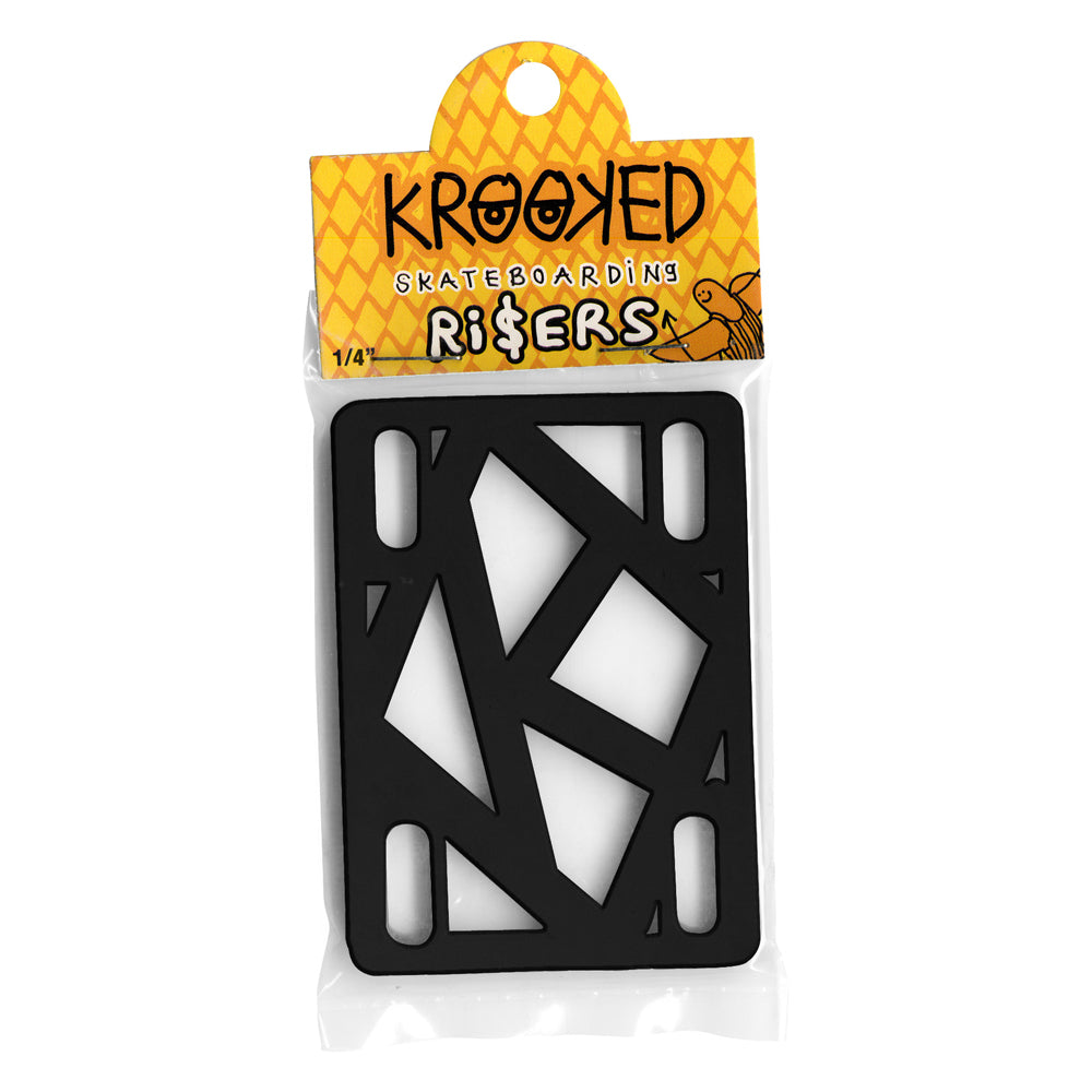Krooked Riser Black 1/4 Inch