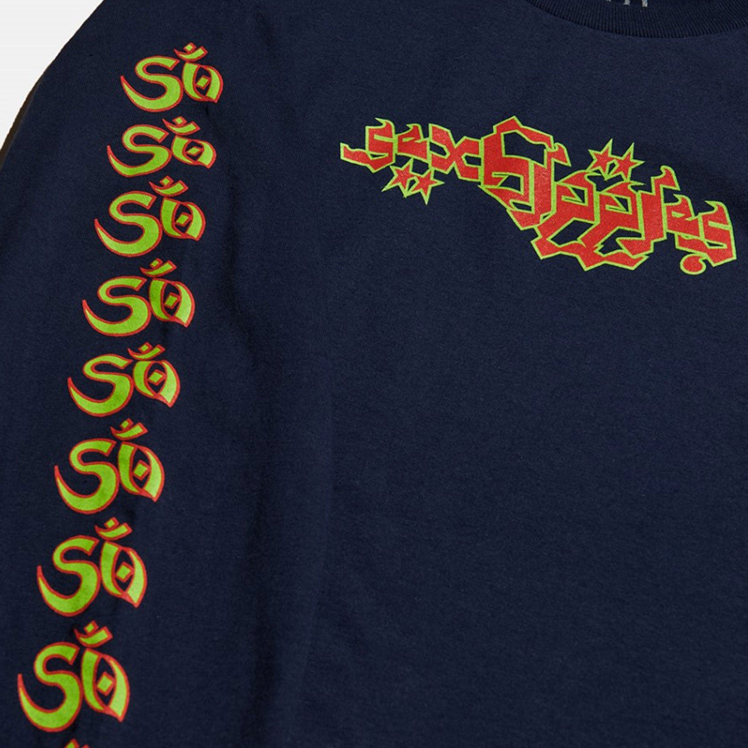 Sex Hippies Saves You Ls Tee Navy