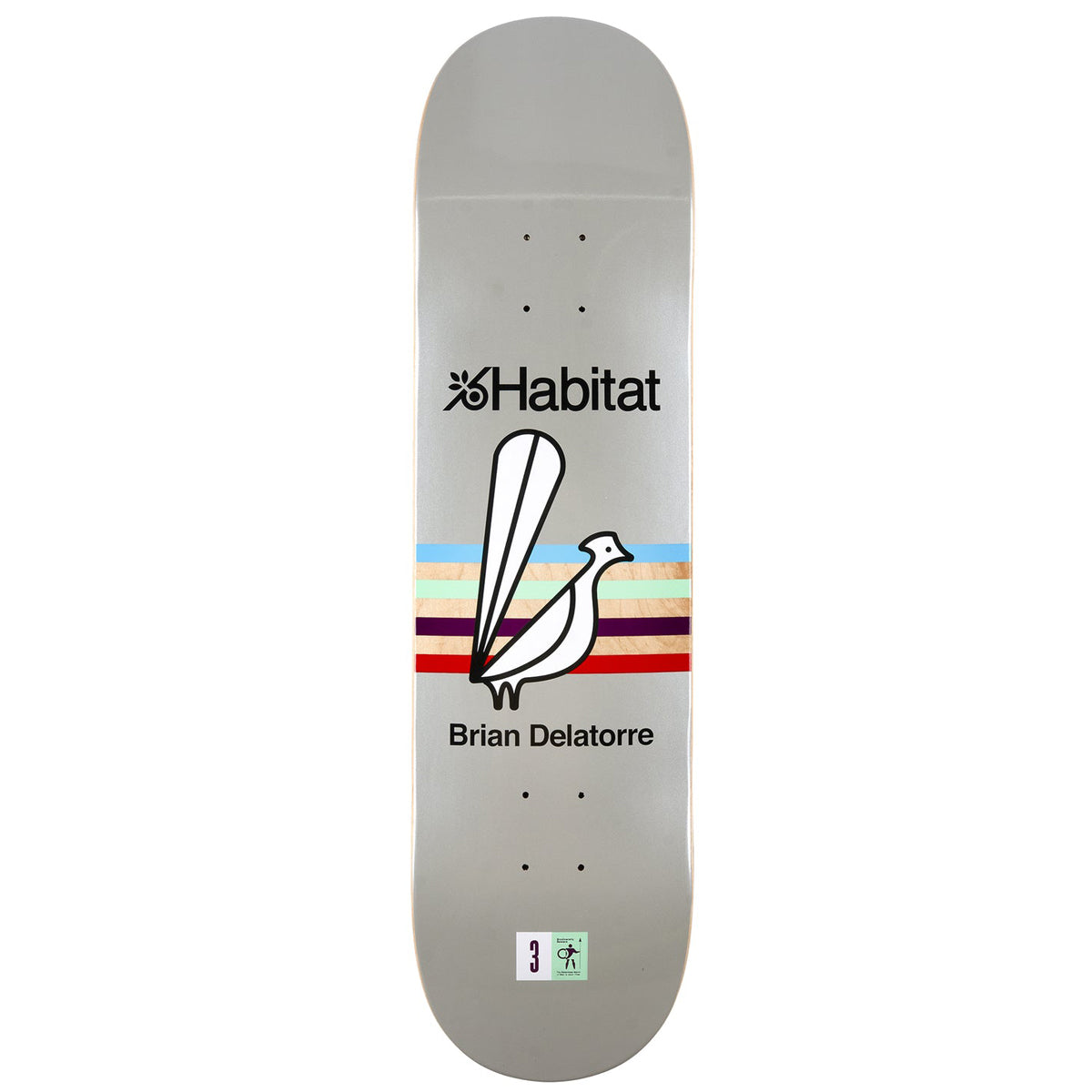 Habitat Dela Quartus Gray Deck 8.25"