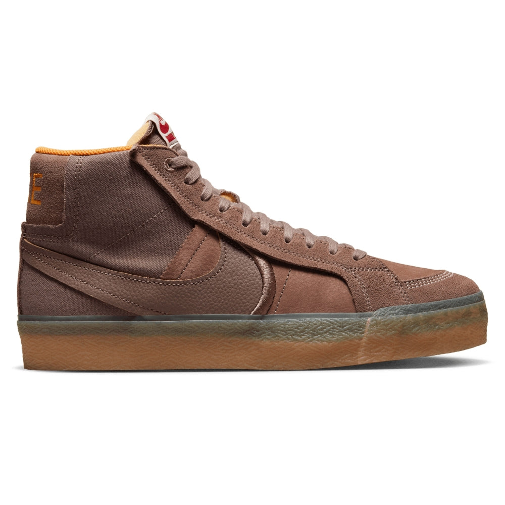 Nike SB Zoom Blazer Mid Premium Plus Plum Eclipse/Kumquat/Gum Yellow