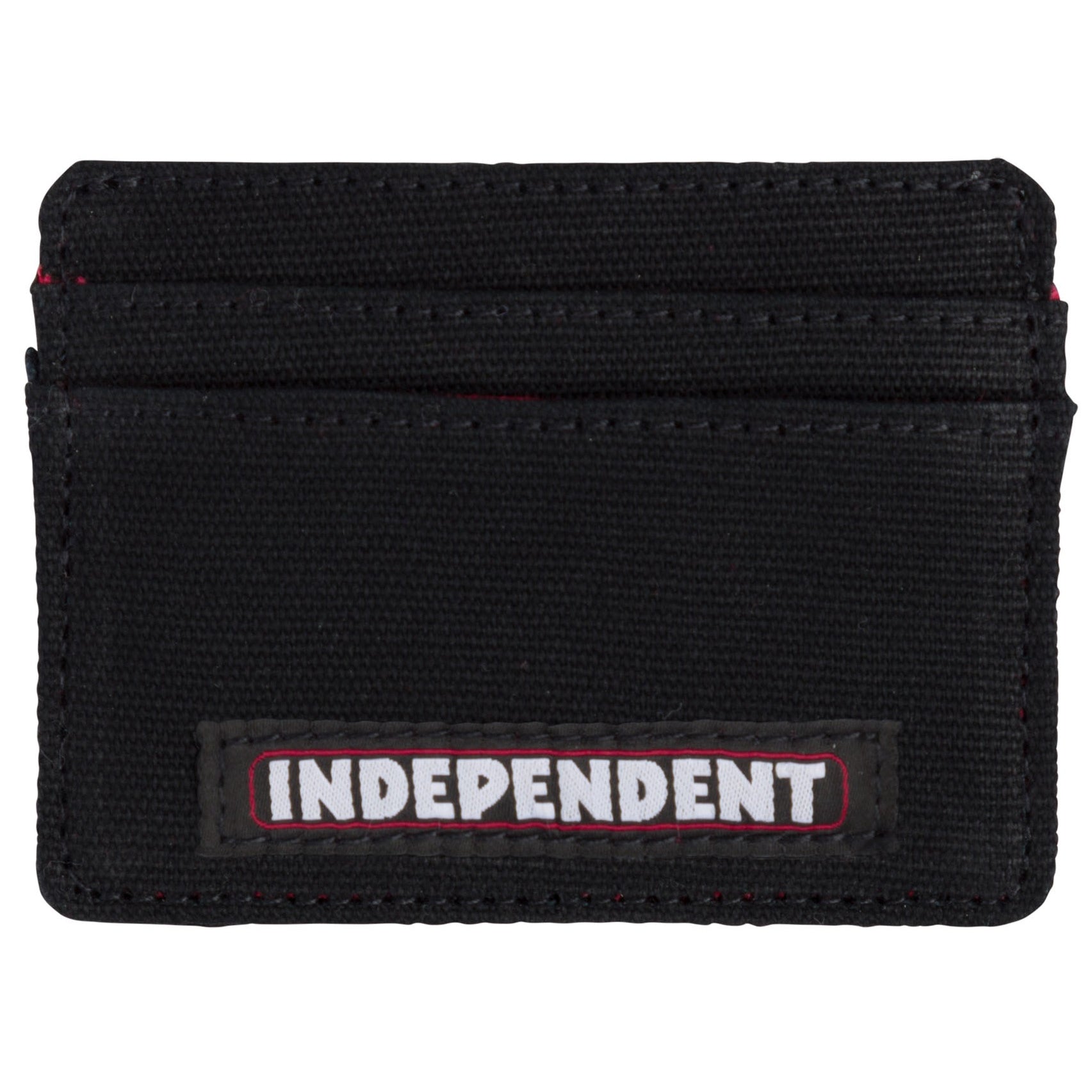 Independent Bar Logo Card Holder Wallet Black