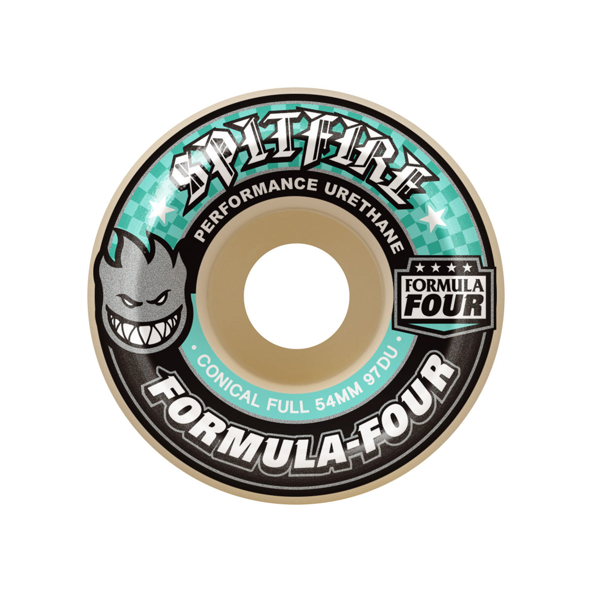 Spitfire Formula Four Wheels Conical Full 97a Natural 58mm