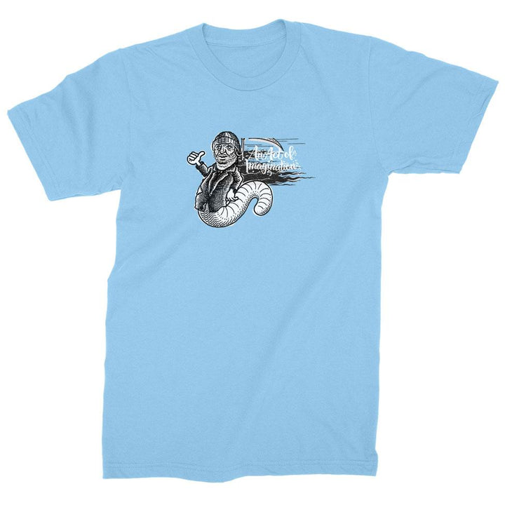 StrangeLove Bukowski Worm Tee Electric Blue