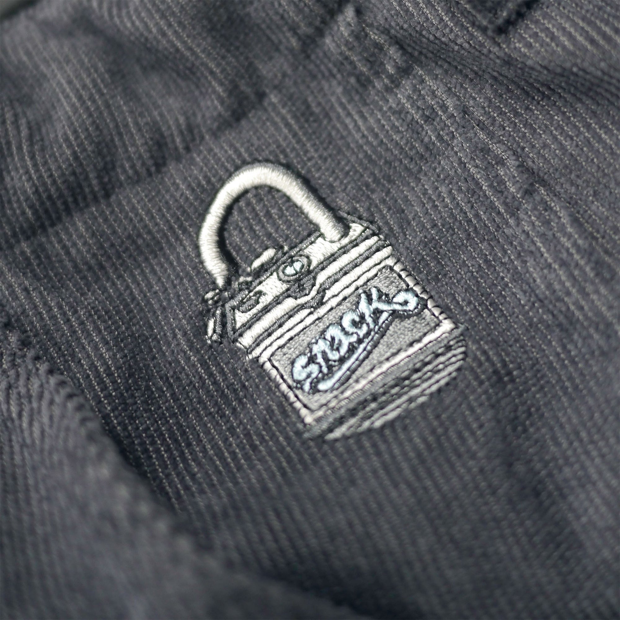 Snack Unlock Corduroy Cargo Pants Charcoal