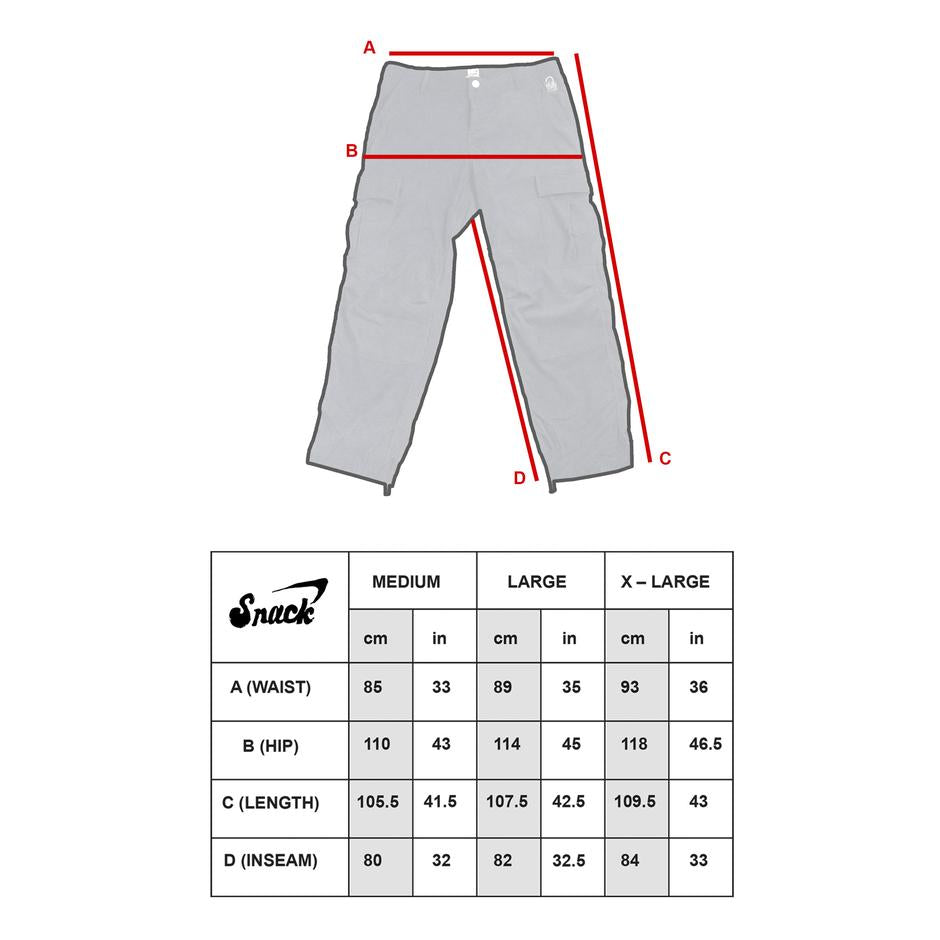 Snack Unlock Corduroy Cargo Pants Charcoal