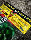 Venture Loose Truck Conversion Kit Green (90 Duro)